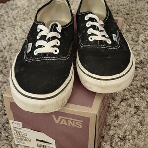 Womens Black Vans size 7.5